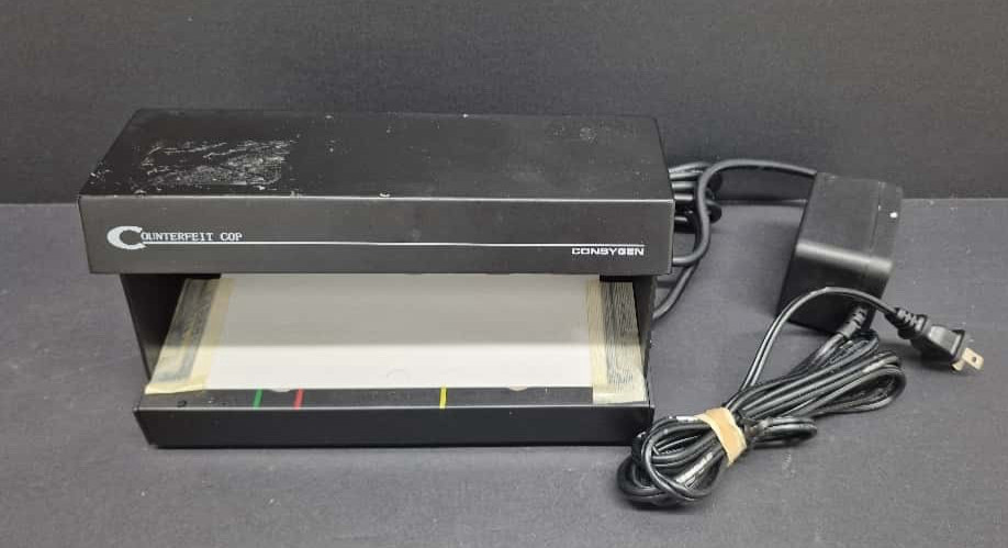 COUNTERFEIT COP by CONSYGEN COUNTERFEIT DETECTION MACHINE UV BLACK LIGHT