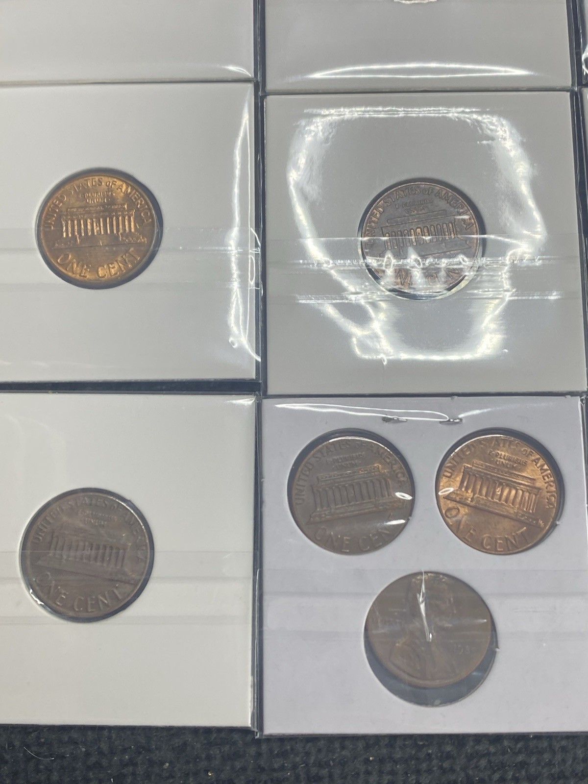 LINCOLN CENT Lot of 10 Red BU 1994-2022 And A Lot of 12 1964-1994 Error Coins