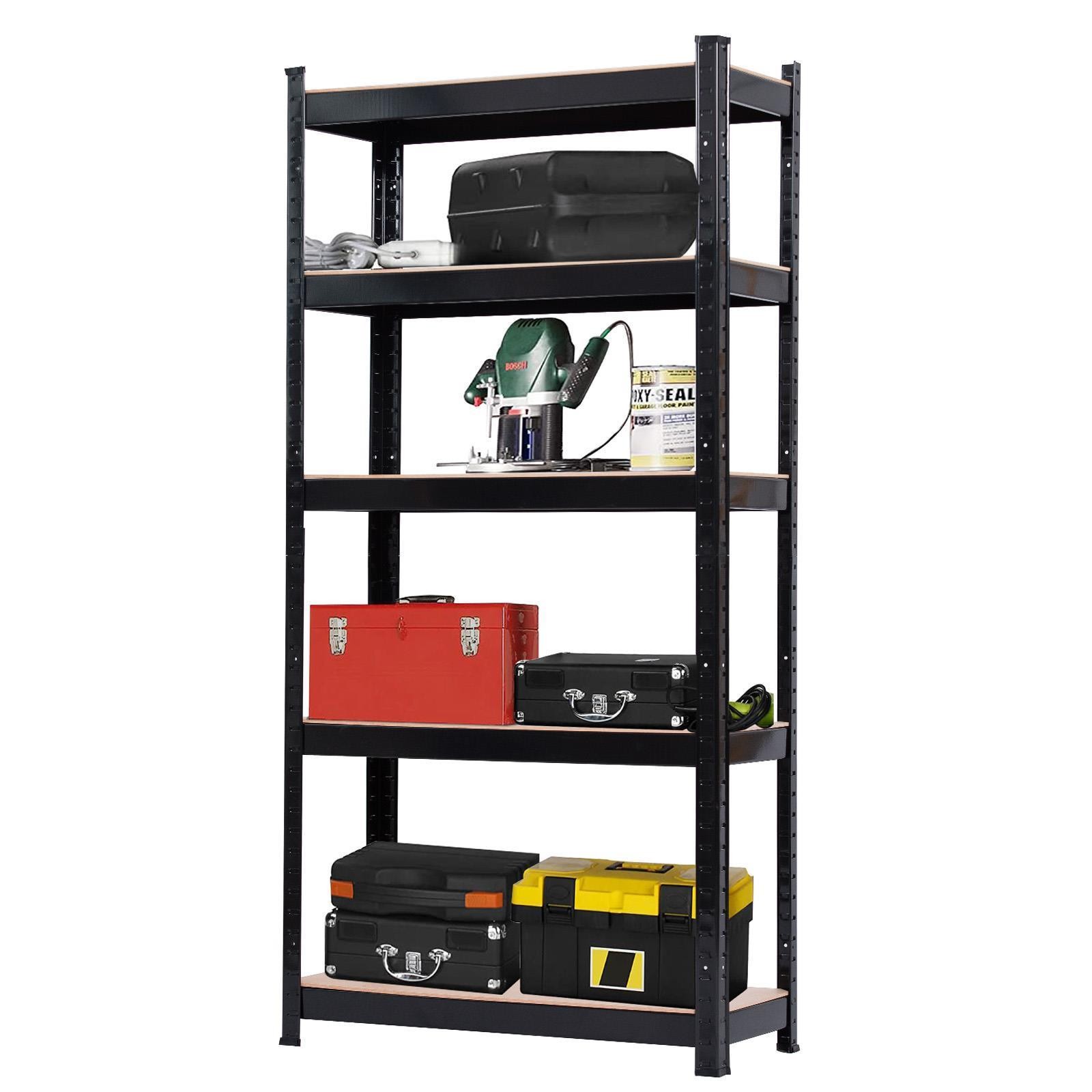 Storage Shelving Unit Garage Storage Rack 5-Tier Adjustable 1653 lbs Load