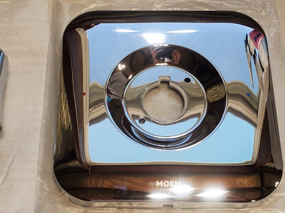 Moen Plate And Handle Only In Chrome