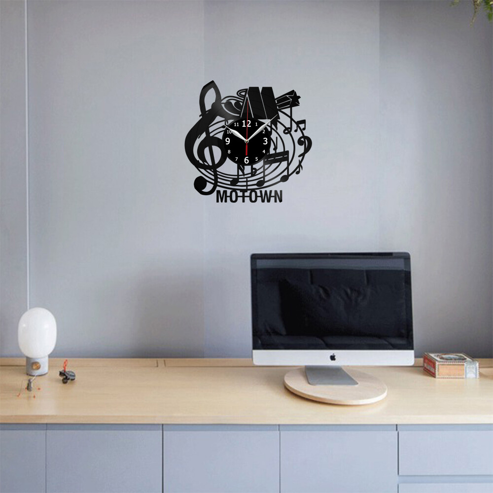 Motown Vinyl Record Wall Clock Decor Handmade 3301