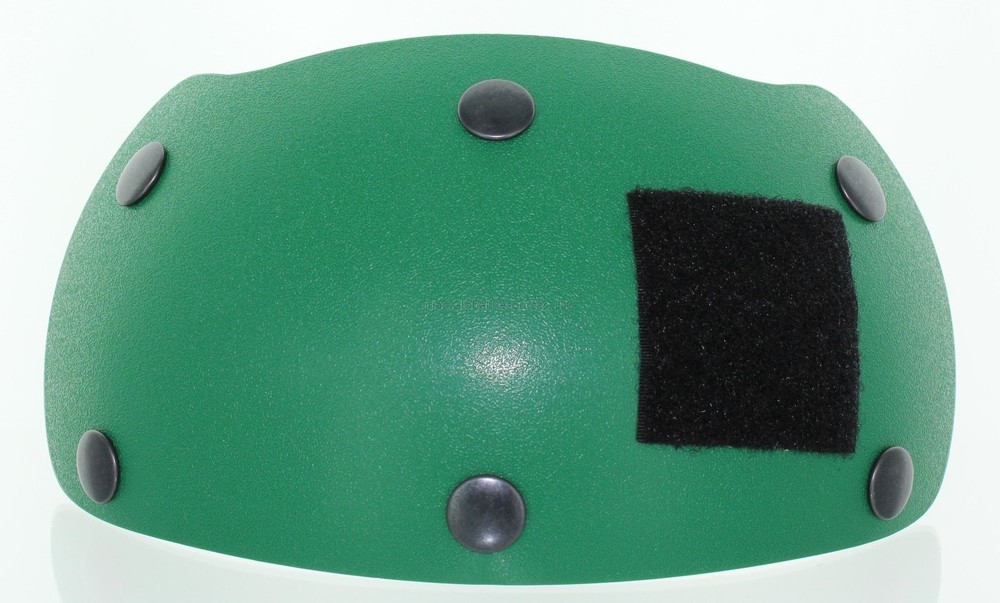 Front Cranial Shield, Irish Green Impact Resistant Flight Deck Helmets Protector