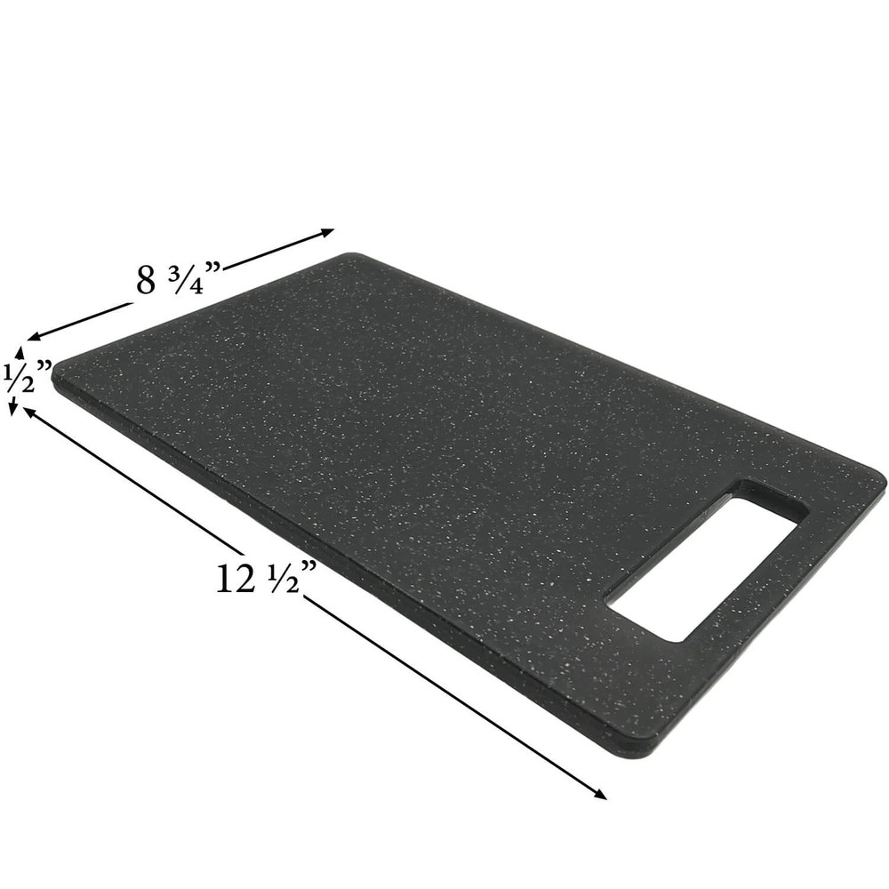 Cutting Board for Griddles with Accessory Side Shelf - White