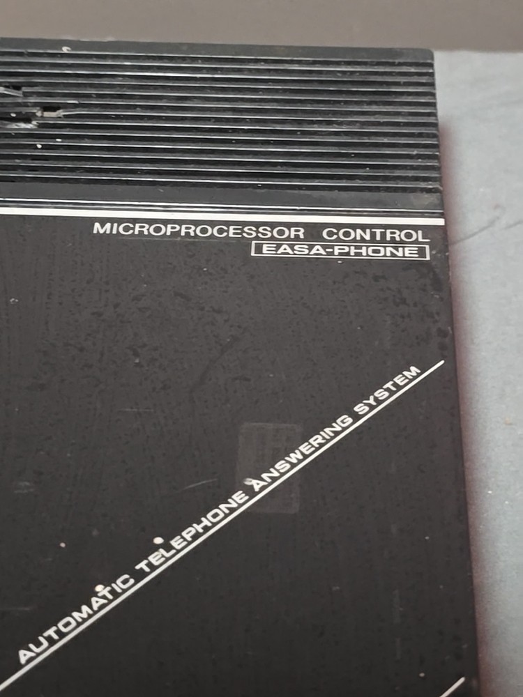 Vintage Panasonic Easa-Phone Answering System Microprocessor Control As-Is