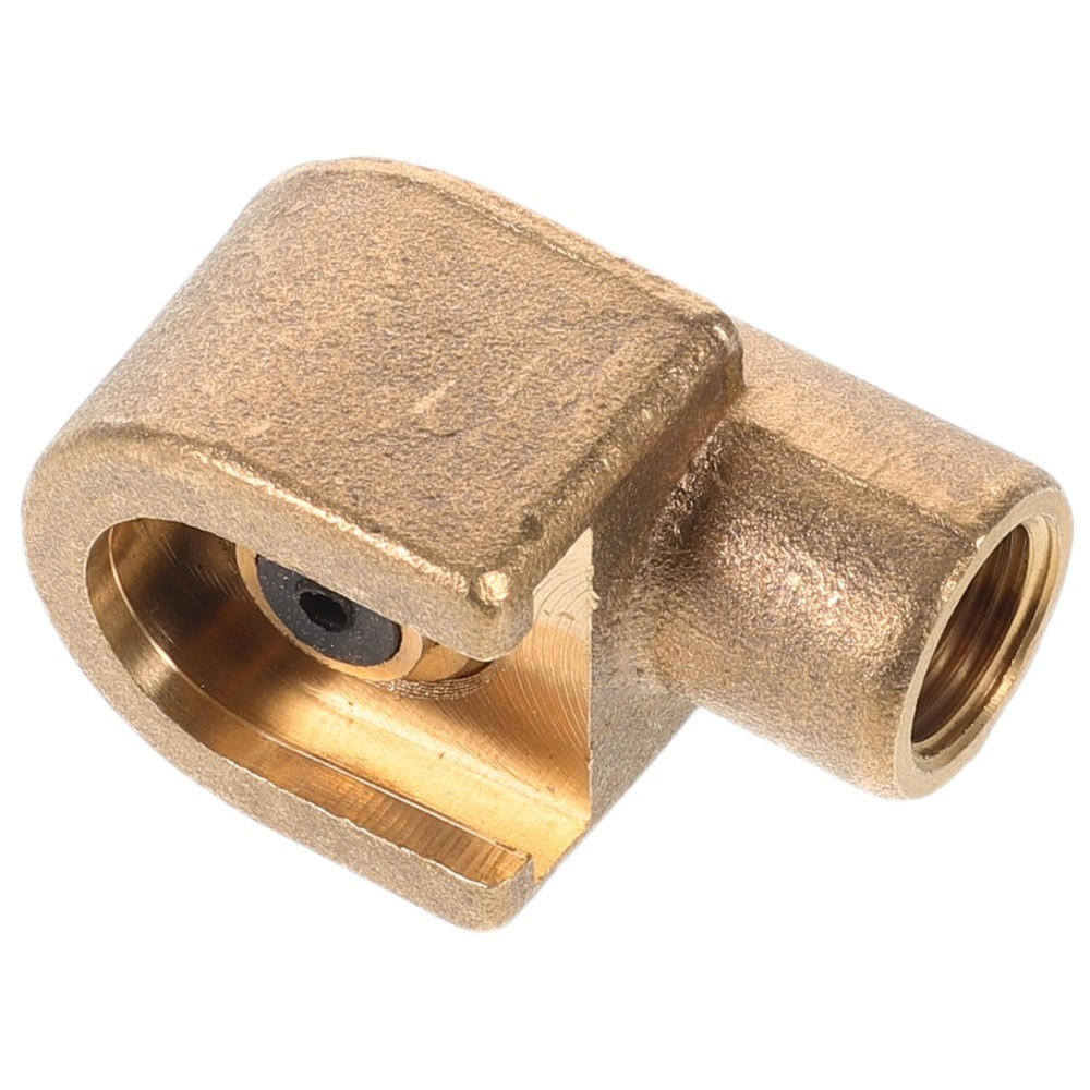 Zerk Fitting Adapter: Copper Grease Connector Button-Head Coupler for Hydraulic