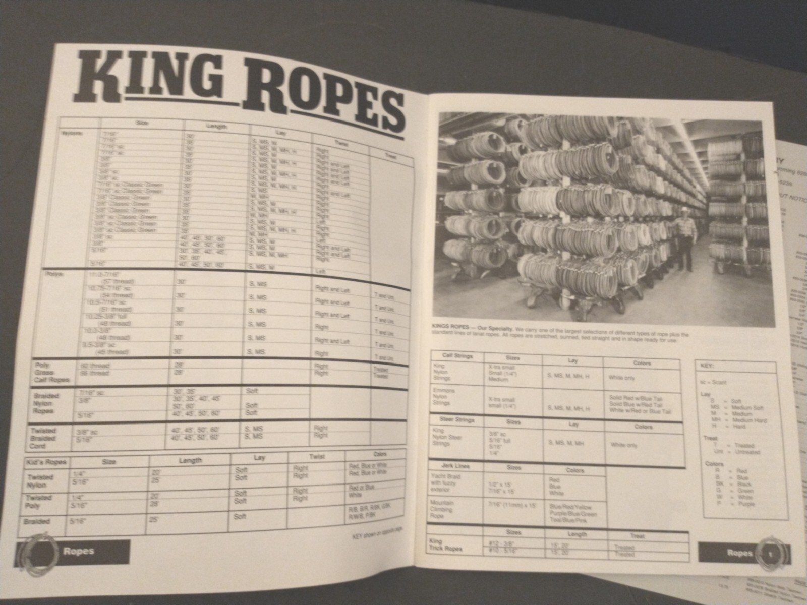 Vintage King Ropes Saddle Catalog King's Saddlery Catalog Sheridan Wyoming Rare