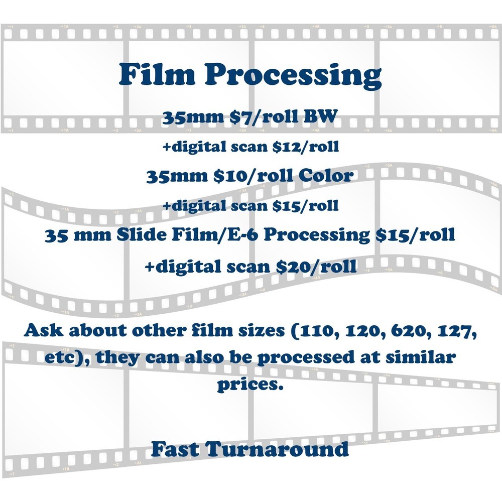 Color Film Developing With Scan