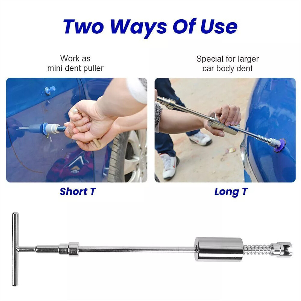 Car Body Paintless Dent Repair Tools Slide Hammer Puller Lifter Hail Removal Kit