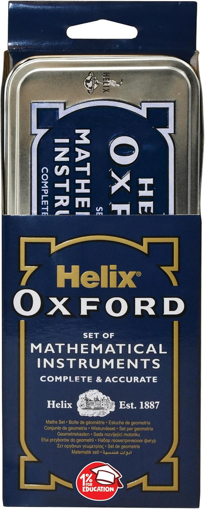 Oxford Maths Set with Storage Tin