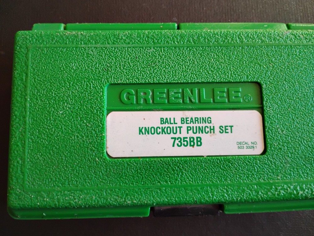 Greenlee 735BB Knockout Punch Set