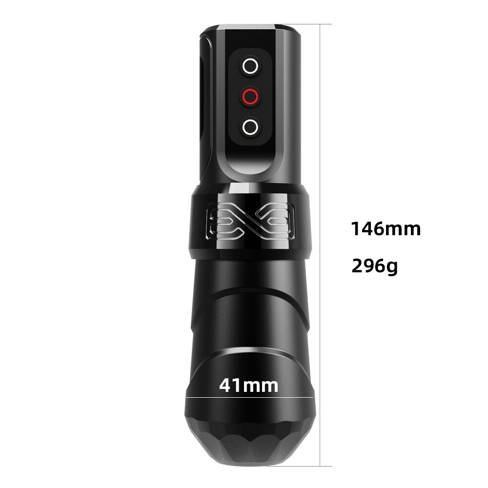 Wireless Tattoo Machine Pen Rotary Coreless Motor 2400mAh Battery LED Display