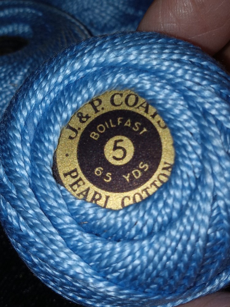blue Jp coats Pearl cotton #5