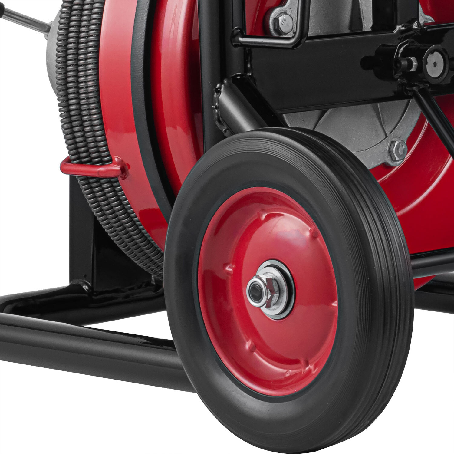 Auto Feed Drain Auger Cleaner Electric 100' x 1/2" Sewer Snake Cleaning Machine