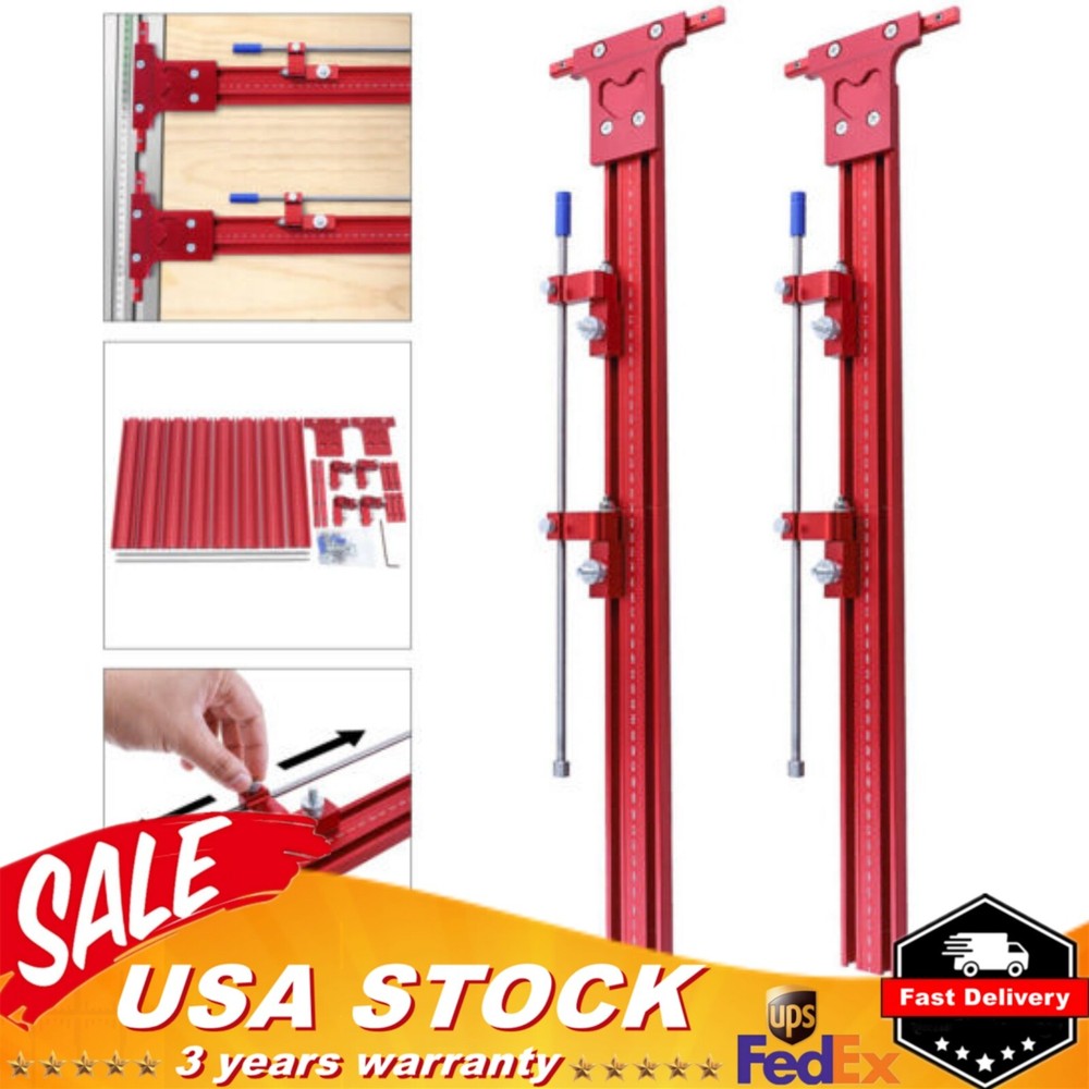 Parallel Rail Guide System Track Saw Woodworking Guide Carpentry Tool Set 120cm