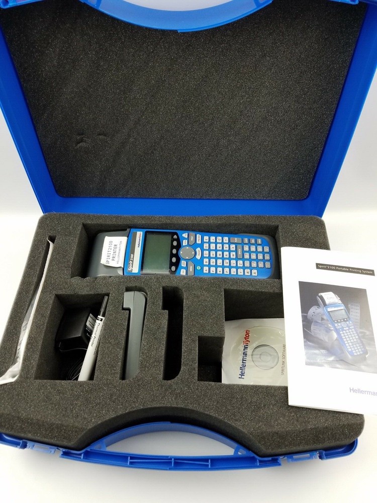 Hellermann Tyton HT2100 Handheld Portable Printer with Case