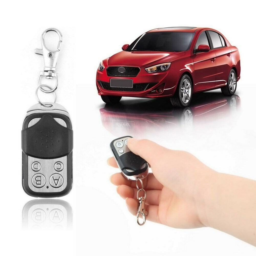 2* Universal 4 Button Gate Garage Door Open Remote Control 433MHZ Fixed Code/
