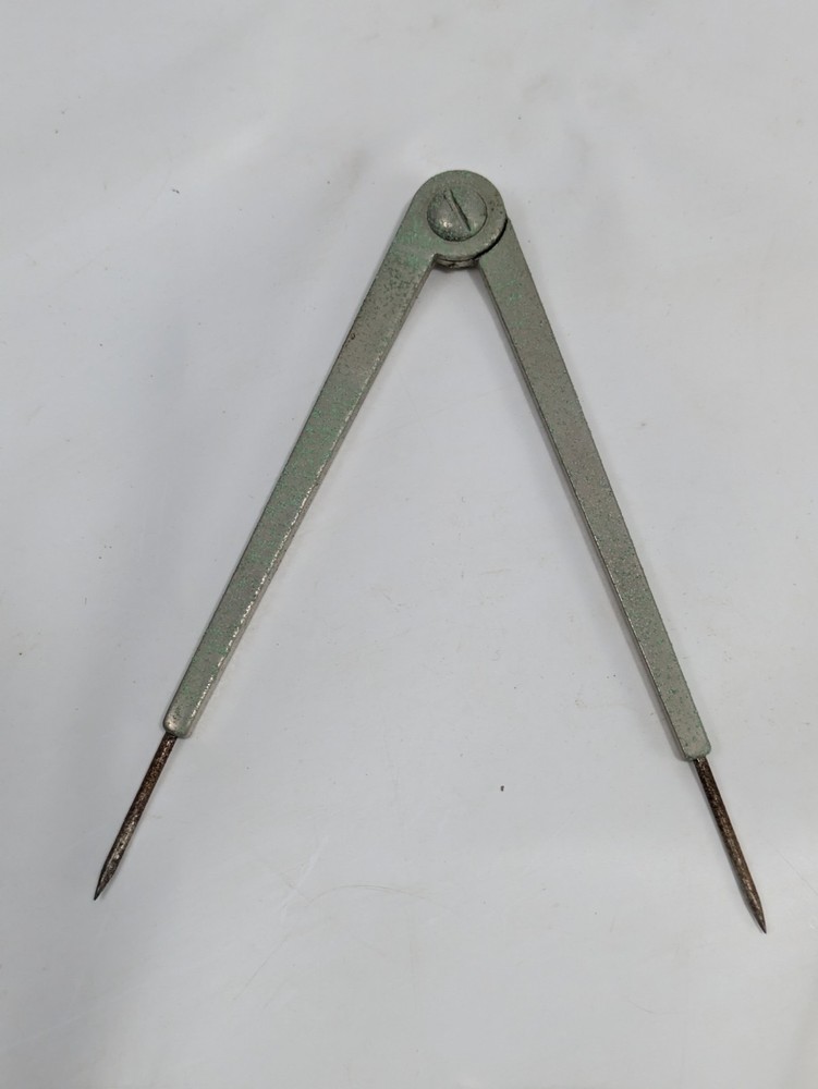 Bundle Vintage BRASS Helix DRAWING COMPASS Oxford Mathematical Instruments Tin