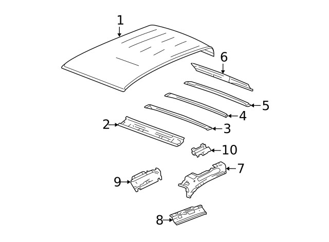 Genuine GM Inner Rail 15110705