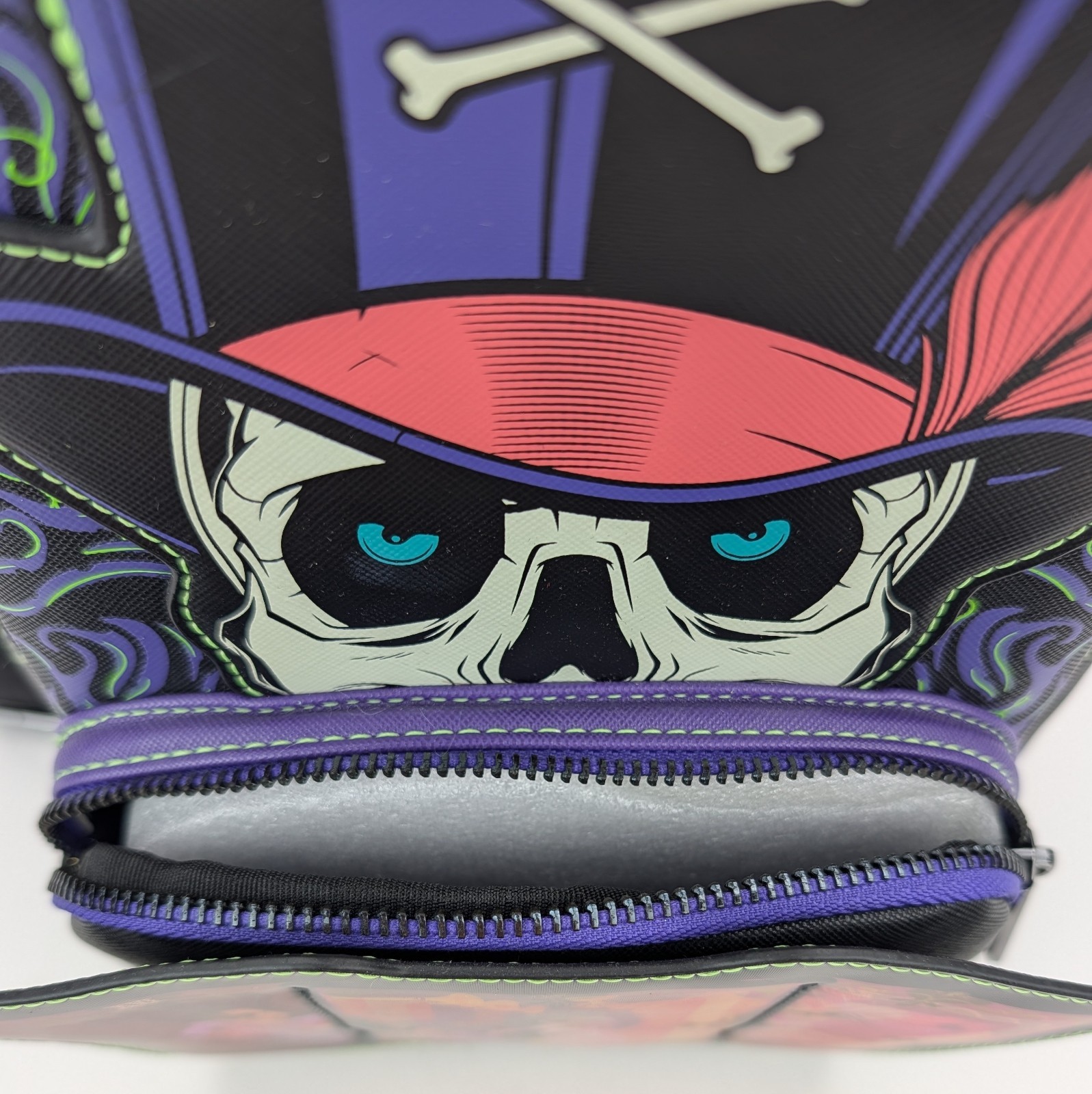 Loungefly Disney Dr Facilier Villains Mini Backpack Glow Lenticular Tarot NWT