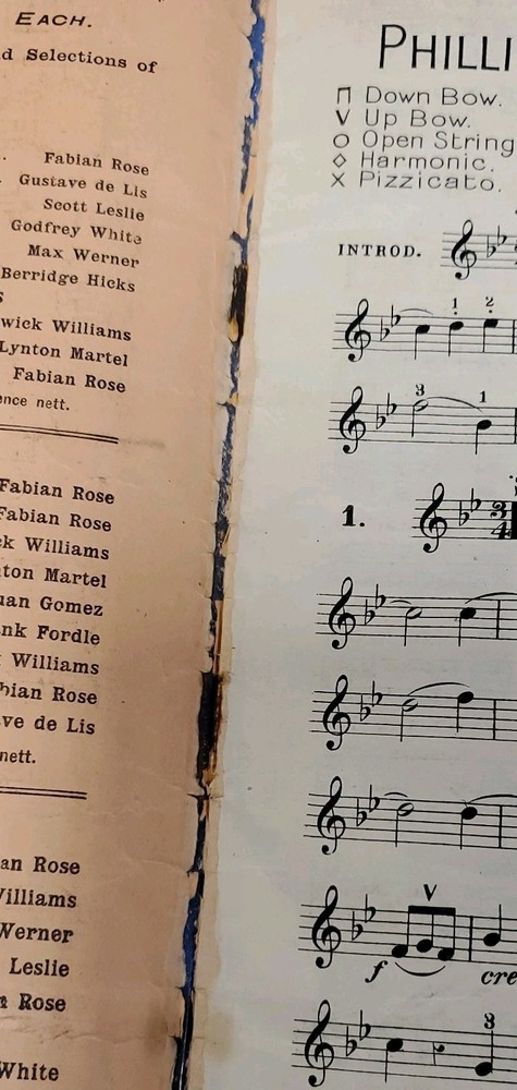 Vitage Sheet Music bundle