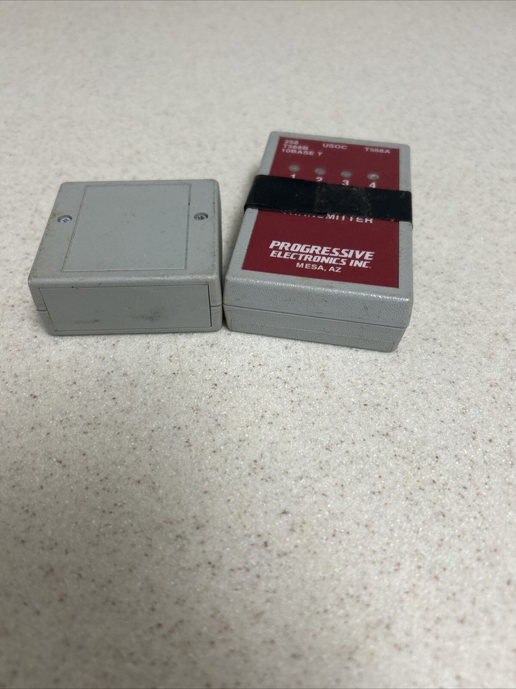 Progressive Model 468 Modular Cable Tester 468T Transmitter 468R Receiver Only