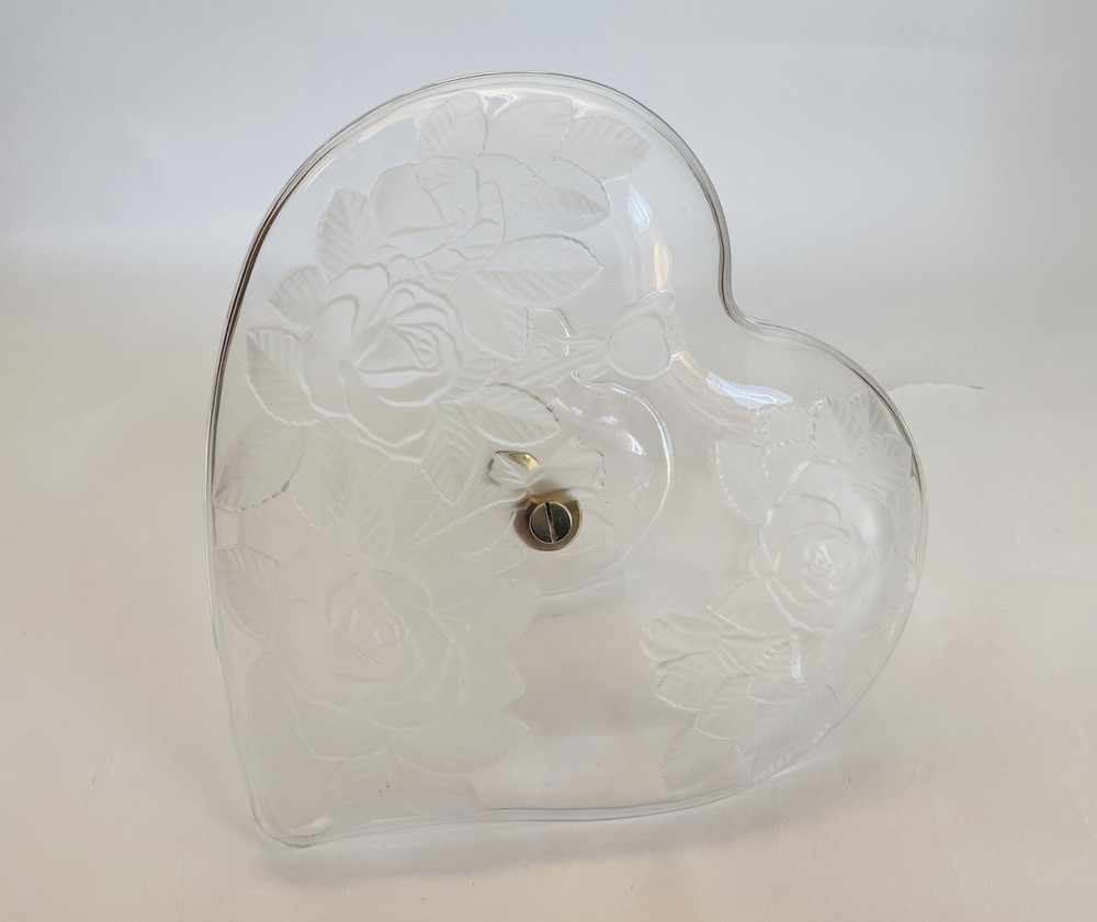 Two Tier Heart Shape Winter Rose Sweets Tray Studio Nova Buffet