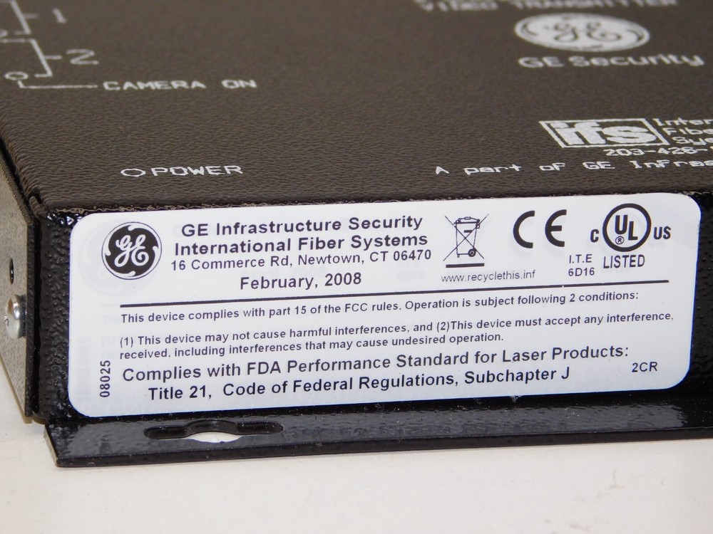 New GE Security IFS VT7230 2 Channel Digital Video Transmitter Module Unit + Box