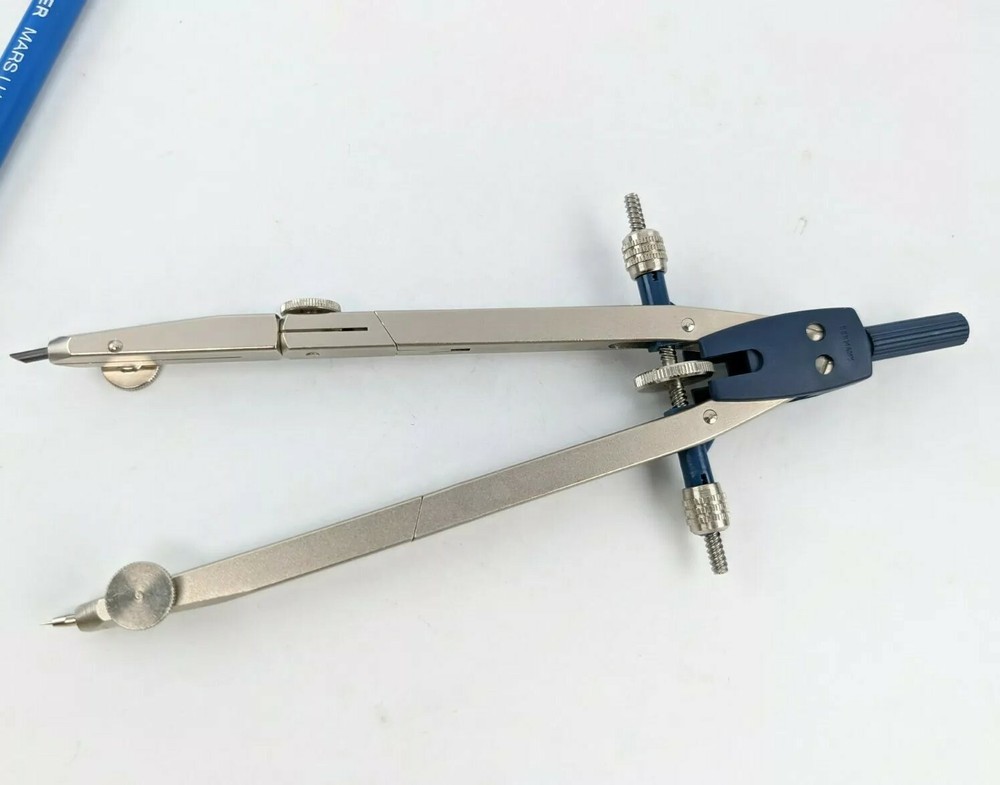 STAEDTLER LOT SET Drafting Compass, Mars Micro, Letter Guide, Separator GERMANY