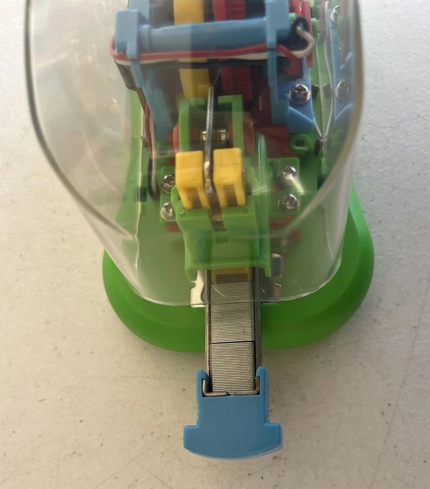 Swingline Clear Electric Automatic Stapler Skeleton See Through Thru 90s Works