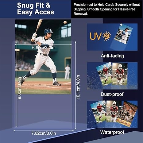 Hard Plastic Trading Card Toploaders