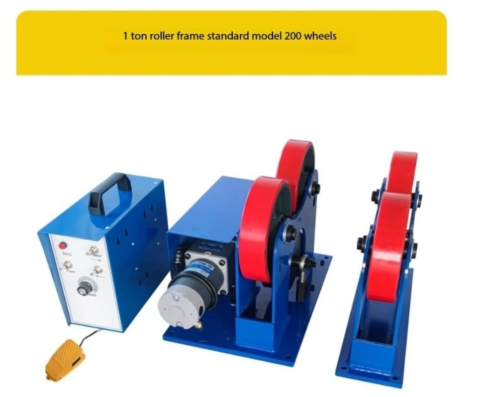 1-Ton Roller Automatic Welding Positioner - Compact Adjustable Welding Equipment