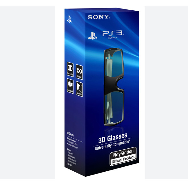 Sony CECH-ZEG1E Active 3D Glasses Rechargeable for PS3 Playstation 3 3D TV