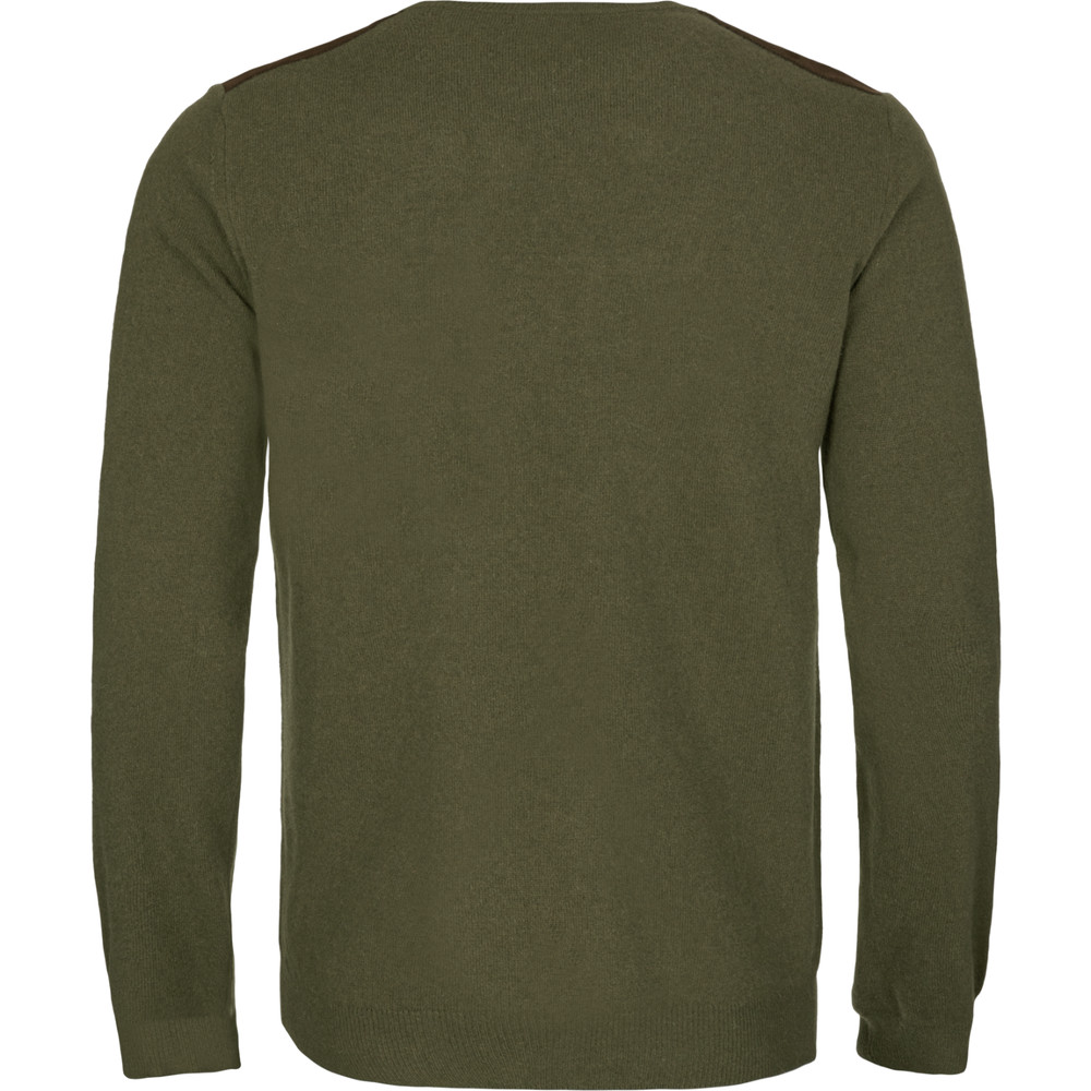 New !! Härkila Pullover ARRAN - Dark Olive - Lambswool