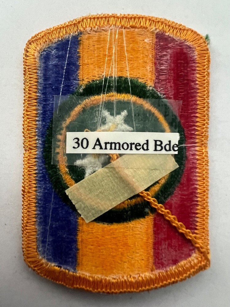 30th Armored Brigade US Army Patch