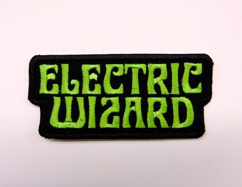 Electric Wizard Patch Iron on/Sew on Embroidered Patch High-Quality High on Fire