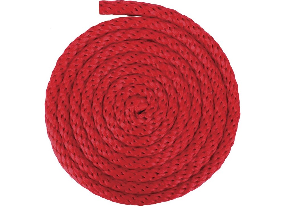 Extreme Max 3008.0117 Solid Braid MFP Utility Rope - 3/8" x 50', Red