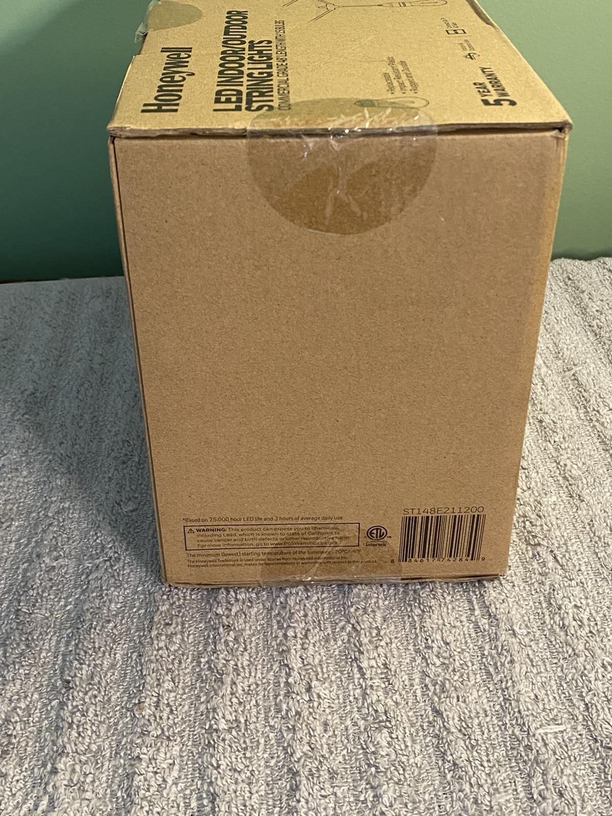 Honeywell LED Patio String Lights Commercial Grade Waterproof 48' new unopened