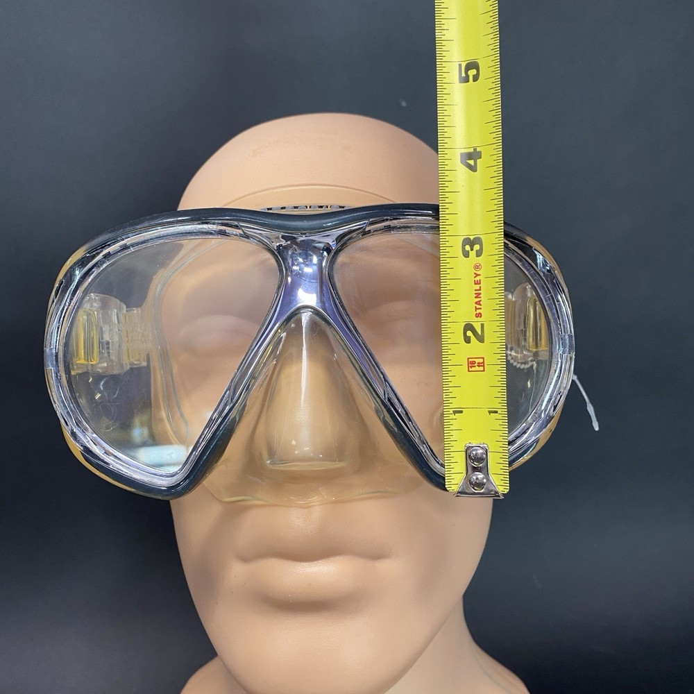 Atomic Aquatics SubFrame Scuba Diving Mask with Case Medium Clear E2