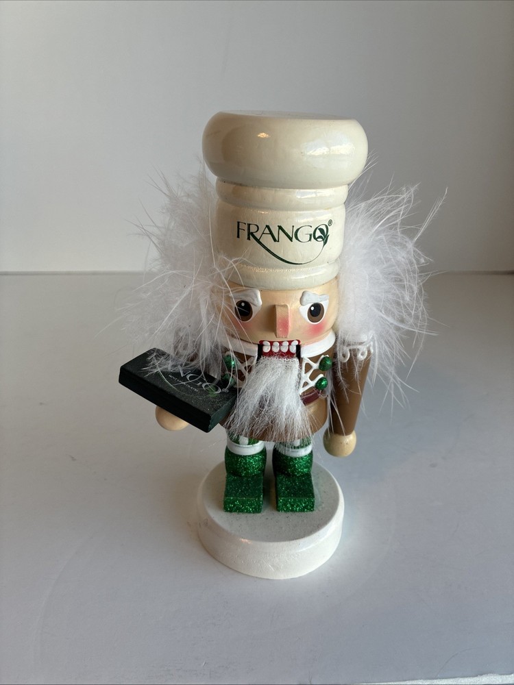 Marshall Field’s Macy’s Frango Mints Wooden Nutcracker Kurt Adler 6” Tall