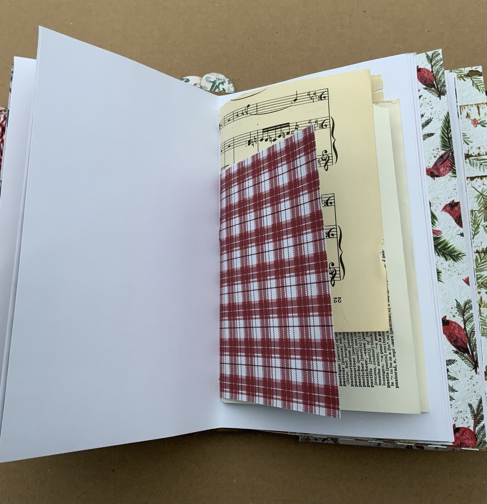 Handmade Christmas Junk Journal Kit