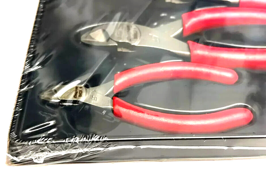 NEW Snap-on™ PL803A 3-pc Soft Grip Pliers Diagonal Cutters Set