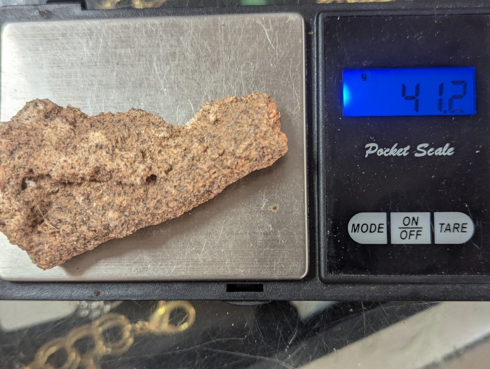 Large Fulgurite Crystal, Fossilized Lightning Sand