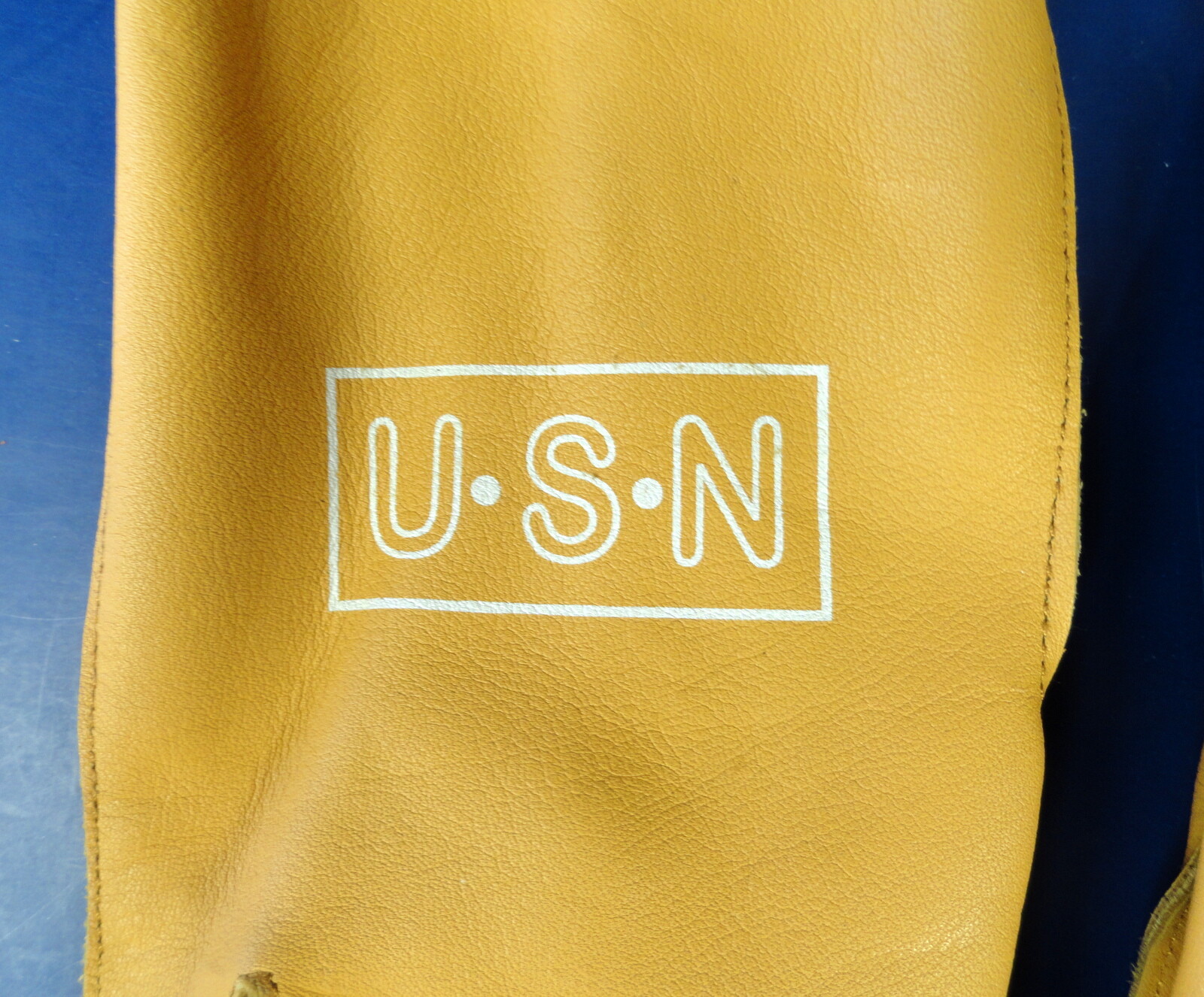 US NAVY Bu AERO TYPE B-3A LEATHER FLYING GLOVES SIZE MEDIUM