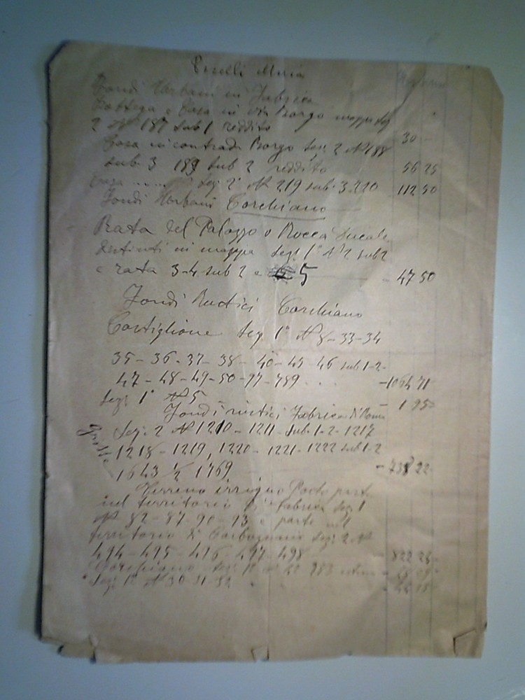 Folding "LIBERAL DEMOCRATIC BUNDLE ROME 10 November 1919"
