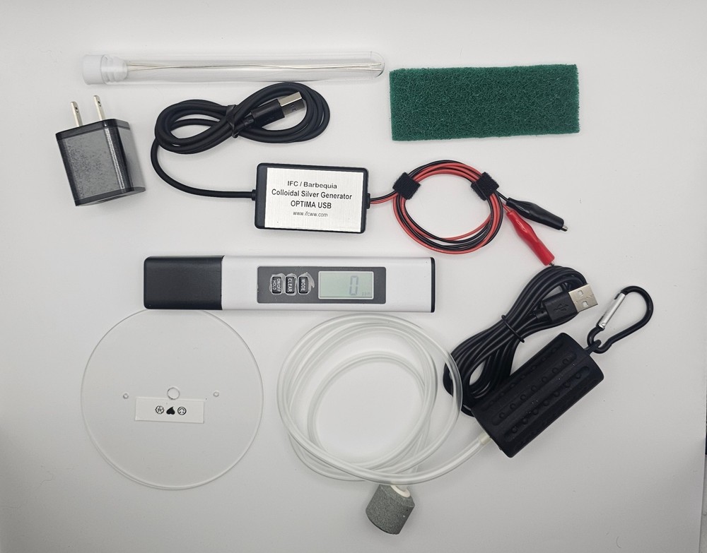 Optima USB DELUXE Colloidal Silver Generator | Constant Current | USB Powered
