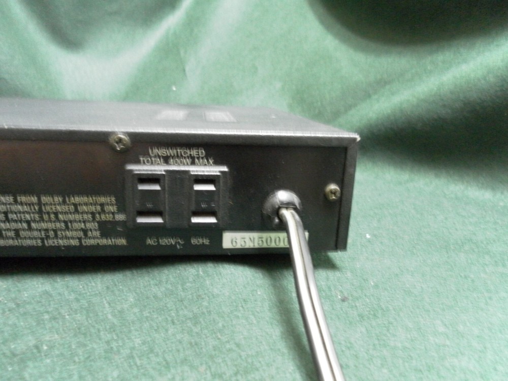 Kenwood SC-75 AV Surround Processor Dolby rear speaker amplifier