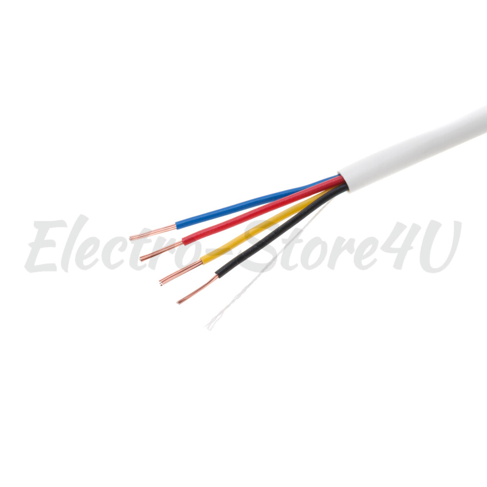 Alarm Wire Cable 500ft 1000ft Solid Stranded CCA 18 22 AWG Shielded Unshielded