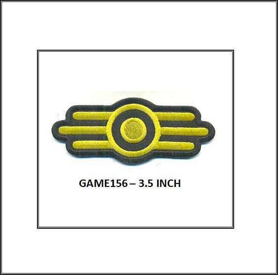 Vault Tech Symbol Embroidered 3.5 inch Patch - GAME156