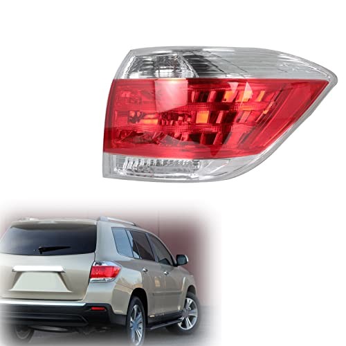 Right Tail Light Rear Tail Lamp Assembly Replacement for 2011-2013 highlander
