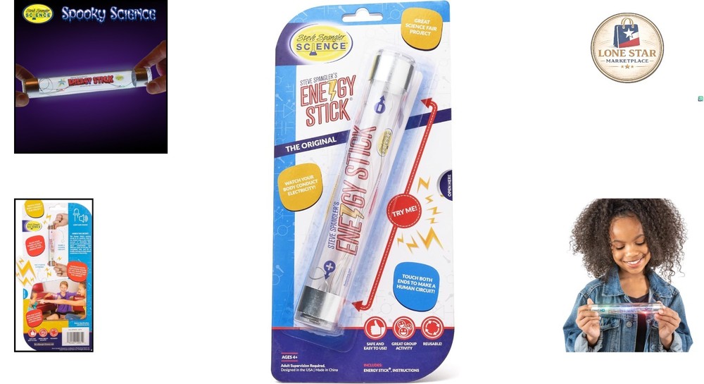 Explore Electricity with Energy Stick Kit - Safe, Interactive STEM Fun for Kids